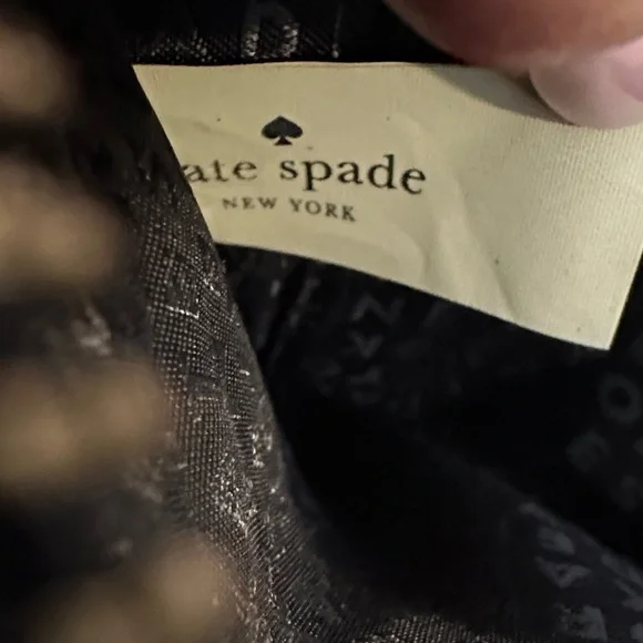 Kate Spade Black Leather Wristlet Clutch - Picture 4 of 5